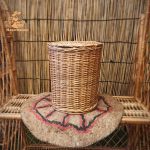 خرید سبد لباس حصیری