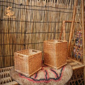 باکس چوبی حصیری | نظم و زیبایی طبیعت در خانه شما
