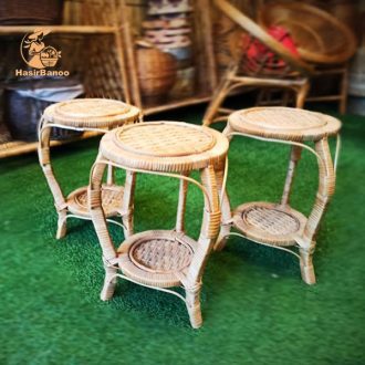 میز عسلی حصیری