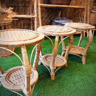 میز عسلی حصیری