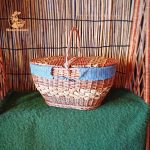 سبد مسافرتی حصیری