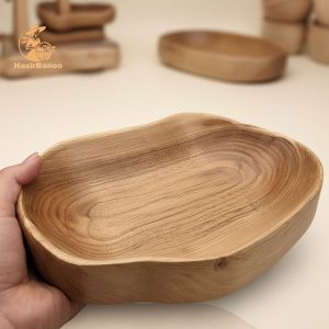 خرید میوه خوری دفرمه چوبی
